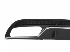 Difuzor Bara Spate cu Ornamente tobe compatibil cu Mercedes C-Class W205 S205 2014-2020 C63 Design doar pentru Sport Package - Img 3