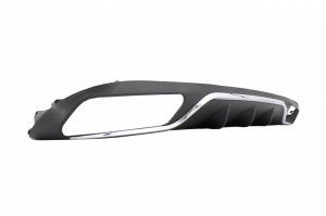 Difuzor Bara Spate cu Ornamente Tobe compatibil cu Mercedes E-Class W213 S213 Standard 2016-2019 E63 Design Negru - Img 4