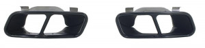 Difuzor Bara Spate cu Ornamente Tobe si Stickere Laterale Gri Inchis compatibil cu MERCEDES CLA W117 2013-2016 - Img 3