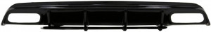 Difuzor Bara Spate Editie Neagra cu Ornamente Evacuare Compatibil cu MERCEDES A-Class W176 2012-2018 A45 Facelift Design - Img 3