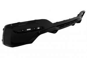 Difuzor Bara Spate Evacuare Dubla compatibil cu BMW Seria 1 F20 F21 LCI 2015-2019 M2 Design Negru Lucios - Img 4