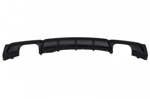 Difuzor Bara Spate Evacuare Dubla Negru Lucios compatibil cu BMW Seria 3 2011-2019 F30 F31 M Design