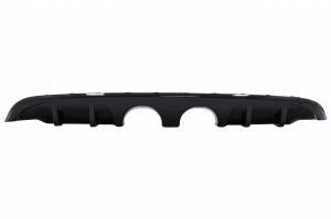 Difuzor Bara Spate Negru Lucios compatibil cu VW Golf 6 VI Hatchback 2008-2012 R20 Look doar pentru bara standard