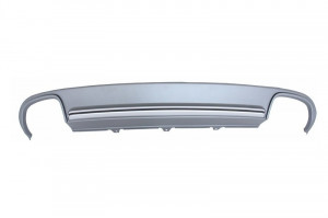 Difuzor Bara Spate si Ornamente Evacuare compatibil cu AUDI A4 B8 Facelift 2012-> S4 Design - Img 2