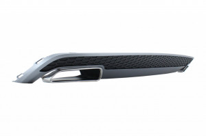 Difuzor Bara Spate si Ornamente Evacuare compatibil cu AUDI A6 4G 2011-2014 Facelift Look - Img 4