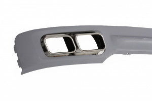 Difuzor Bara Spate si Ornamente Evacuare compatibil cu BMW seria 7 F01 2008-> 760 Design - Img 2