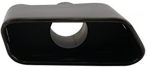 Difuzor de aer cu Evacuare Dubla Negru Lucios si Ornamente Editie Neagra BMW F10 F11 Seria 5 2011-2017 M-Technik 550i Design - Img 5