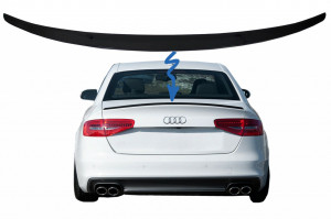 Eleron Portbagaj compatibil cu AUDI A4 B8 Sedan 2008-2015 Negru Lucios - Img 5
