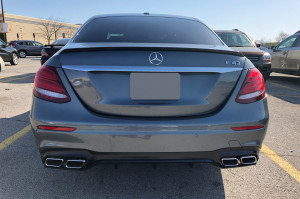 Eleron Portbagaj compatibil cu MERCEDES Benz E-Class W213 2016-> A-Design Negru Mat - Img 6