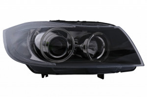 Far Angel Eyes compatibil cu BMW Seria 3 E90 Sedan E91 Touring 2005-2008 Crom PARTE DREAPTA - Img 3