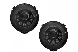 Faruri Bi-Xenon LED compatibil cu Mercedes G-Class W463 2005-2017 M Square Look