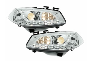 Faruri DAYLIGHT compatibil cu Renault Megane 2002-2005 Crom - Img 2