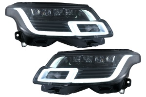 Faruri Full LED compatibil cu Land Range Rover IV Vogue SUV L405 (2013-2017) Coversie la 2018-up