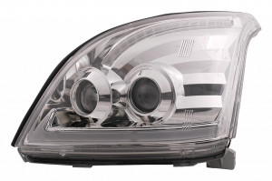 Faruri LED TUBE LIGHT compatibil cu Toyota Land Cruiser FJ120 2003-2009 Crom cu Semnal Dinamic - Img 2