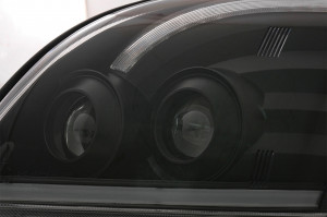 Faruri TUBE LIGHT LED compatibil cu TOYOTA Land Cruiser FJ120 2003-2009 Negru cu Semnal Dinamic LHD - Img 3