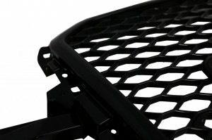 Grila Bara Fata compatibil cu Audi Q5 8R Facelift 2012-2015 Negru Lucios - Img 3