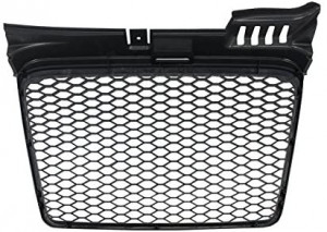 Grila Centrala compatibil cu AUDI A4 B7 Facelift 2004-2008 RS4 Negru Lucios - Img 4