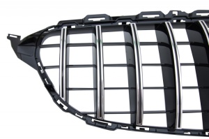 Grila Centrala compatibil cu Mercedes C-Class W205 S205 C205 S205 2014-2018 GT-R Panamericana Design - Img 2