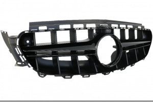 Grila Centrala compatibil cu Mercedes E-Class W213 S213 C238 A238 2016-2019 E63 Design Negru Cu Camera 360 - Img 2