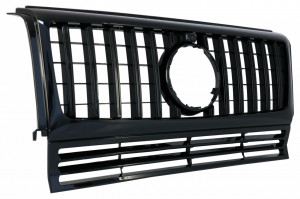 Grila Centrala compatibil cu Mercedes G-Class W463 1990-2014 G63 GT-R Panamericana Design Negru - Img 2