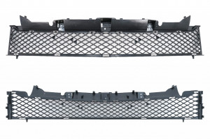 Grila Centrala compatibil cu Mercedes SLK R172 2011-2015 GT-R Panamericana Design Negru - Img 3