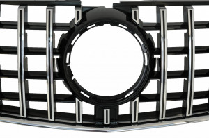 Grila Centrala compatibil cu Mercedes V-Class W447 2014-2019 GT R Panamericana Design Negru Crom - Img 4