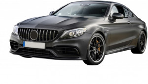 Grila Centrala compatibil cu Mercedes W205 Sedan S205 T-Modell A205 Cabriolet C205 Coupe Facelift 03.2018-2020 cu Camera 360 Crom - Img 3