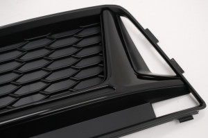 Grile Laterale compatibil cu Audi A4 B9 Sedan Avant S-Line 2016-2018 RS4 Design Negru - Img 3