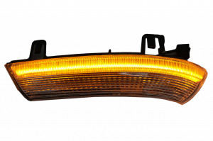 Lampi Semnalizare Dinamica Oglinzi compatibil cu VW Golf 5, 6 Variant Golf Plus (2005-2014) Jetta (2005-2011) Passat B6 3C / Sharan (2003-2010) Skoda Superb 2002-2008 Fumuriu - Img 2