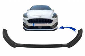 Lip Bara Fata compatibil cu Ford Fiesta Mk8 ST, ST-Line 2017-2021 Negru Lucios - Img 2