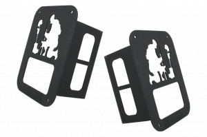 Ornament Protectie Stopuri compatibil cu JEEP Jk Wrangler 2007-2017 Army Design - Img 3