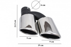Ornament toba Partea Stanga compatibil cu AUDI A3 A4 A5 A6 A7 A8 transformare in S3 S4 S5 S6 S7 S8 SQ3 SQ5 S-Design - Img 4
