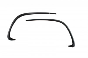 Ornamente bara fata flapsuri compatibil cu Mercedes CLA W117 C117 X117 2016-2018 CLA45 Desing Negru Lucios - Img 2