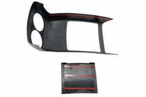Ornamente interior Consola Centrala Spate compatibil cu Mercedes A-Class W177 (2018->) Carbon - Img 2