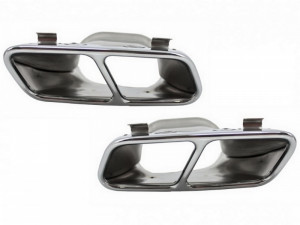 Ornamente pentru sistemul de evacuare compatibil cu Mercedes A-Class W176 2012-2018 CLA W117 C117 2012-2018 A45 CLA45 Design