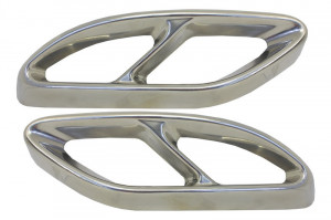 Ornamente tobe compatibil cu sistemul de evacuare Mercedes C-Class W205 S65 E65 GLE W166 X166 GLC W253 Design - Img 2