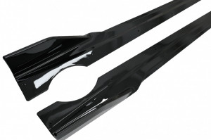 Pachet Exterior Aero compatibil cu BMW X5 G05 2018-> M-Tech Black Knight Design Negru Lucios - Img 3