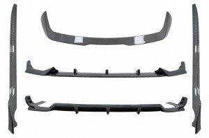 Pachet Exterior Aero compatibil cu BMW X7 G07 2018-> M-Tech Black Knight Design Carbon Look