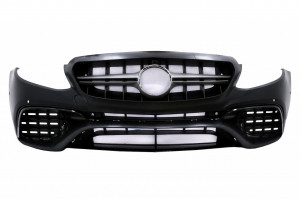 Pachet Exterior compatibil cu Mercedes E-Class W213 2016-2019 E63 Design cu Difuzor si Ornamente Tobe Crom - Img 2