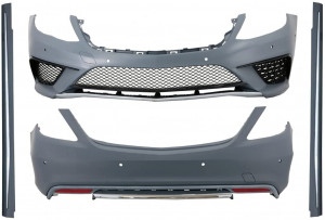 Pachet Exterior compatibil cu Mercedes S-Class W222 2013-2017 S63 Design cu Praguri laterale