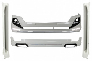 Pachet Exterior Complet compatibil cu Toyota Land Cruiser FJ150 2014-2017 Modellista Design