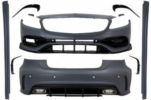 Pachet Exterior Complet MERCEDES A-Class W176 2012-2018 Facelift A45 Design