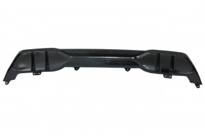 Pachet Exterior Prelungire Bara Fata si Difuzor compatibil cu BMW X5 G05 2018-> M Design Negru Lucios - Img 4