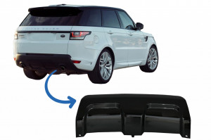 Prelungire Bara Spate compatibil cu Land Rover Range Rover Sport L494 2013-2017 Negru Lucios