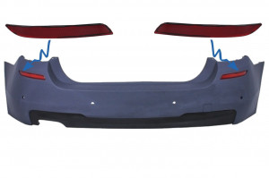 Reflector Bara Spate Catadioptru compatibil cu BMW 5 Series F10 2011-> M-tech Design
