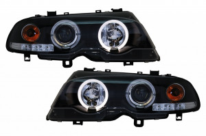 Set faruri Angel Eyes compatibil cu BMW 3 Series E46 Coupe Cabrio 1999-2003