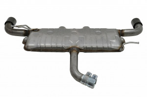 Sistem de evacuare compatibil cu VW Golf 5 2003-2007 Golf 6 2008-2013 GTI Design Tipsuri Negru Lucios - Img 2