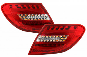 Stopuri Full LED compatibil cu MERCEDES C-Class W204 2007-2012 LED Light Bar Facelift Design - Img 3