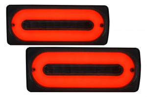 Stopuri Full LED compatibil cu Mercedes G-Class W463 1989-2015 Semnal Dinamic Secvential - Img 3