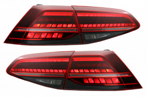 Stopuri Full LED compatibil cu VW Golf 7 VII 2012-2017, Facelift G7.5 Look - Img 3